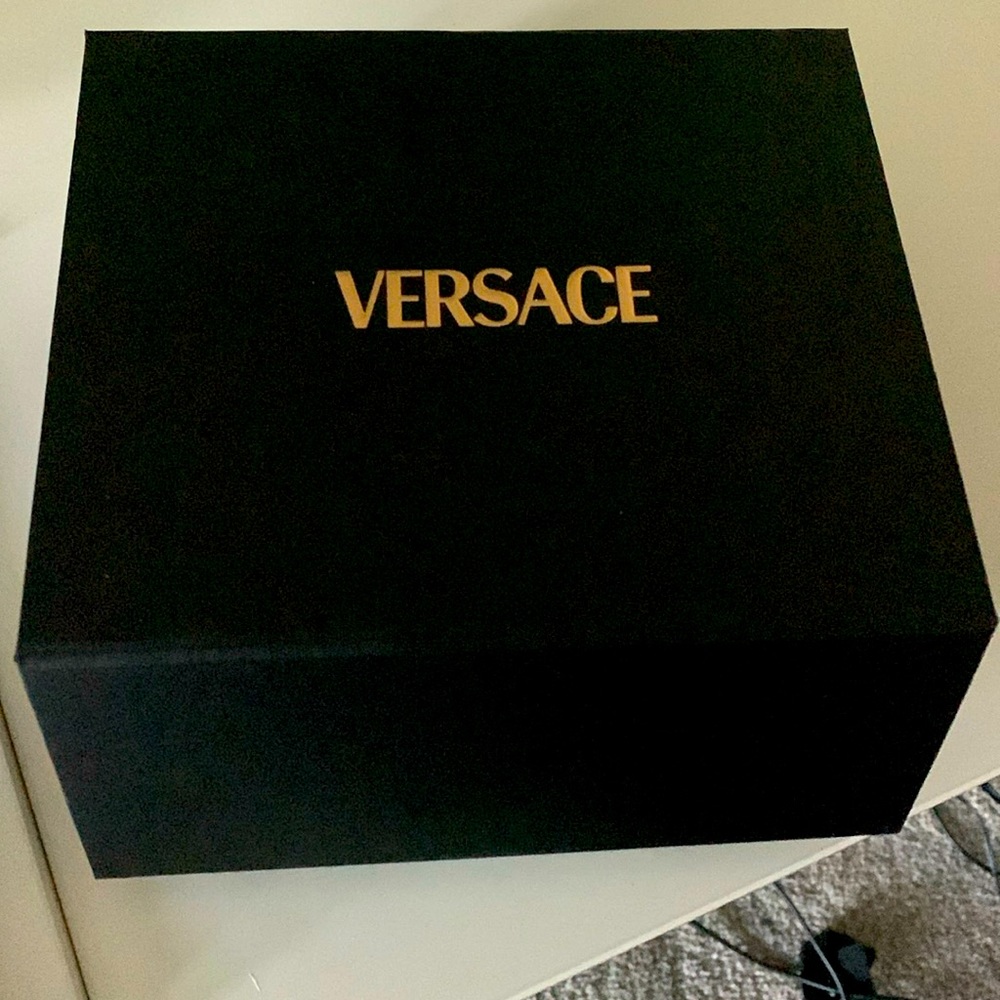 Versace box and tissue paper